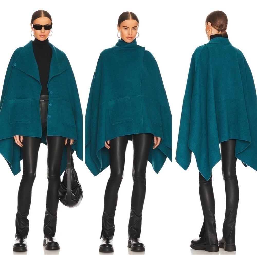 EAVES Joseph Cape in Turquoise